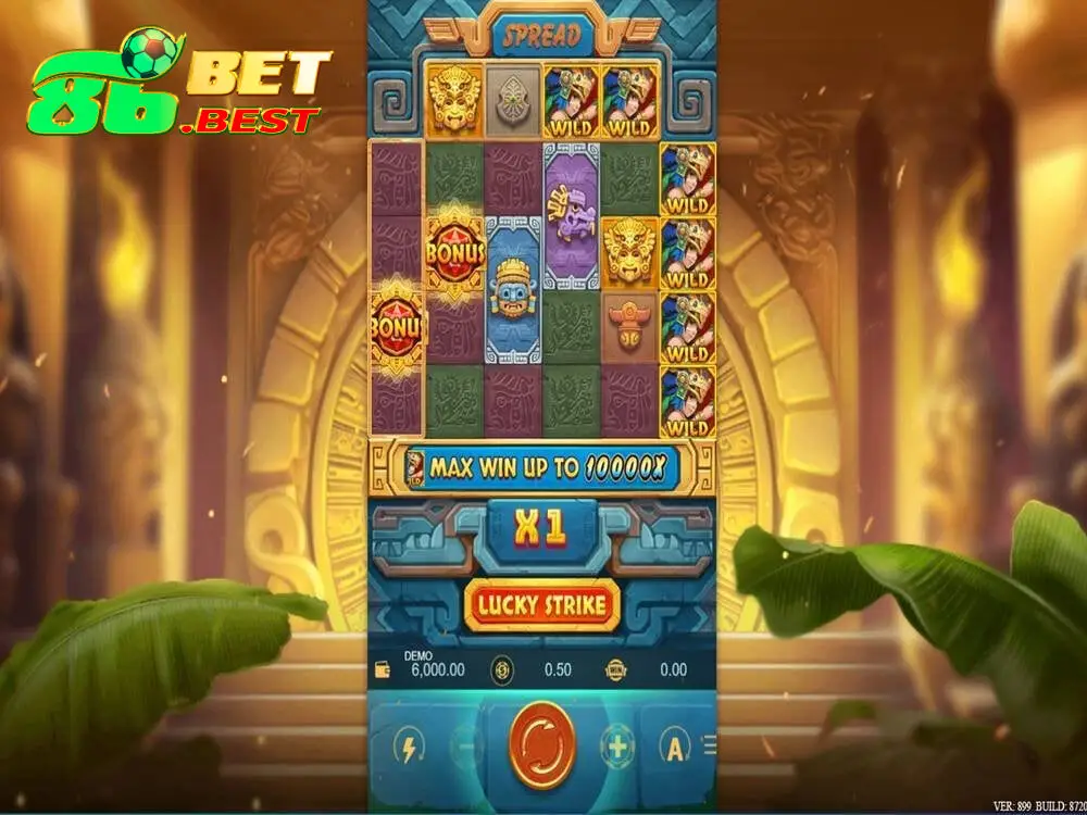 Đồ họa đỉnh cao, kho báu lấp lánh là điểm nhấn của Kho Báu Aztec 86Bet